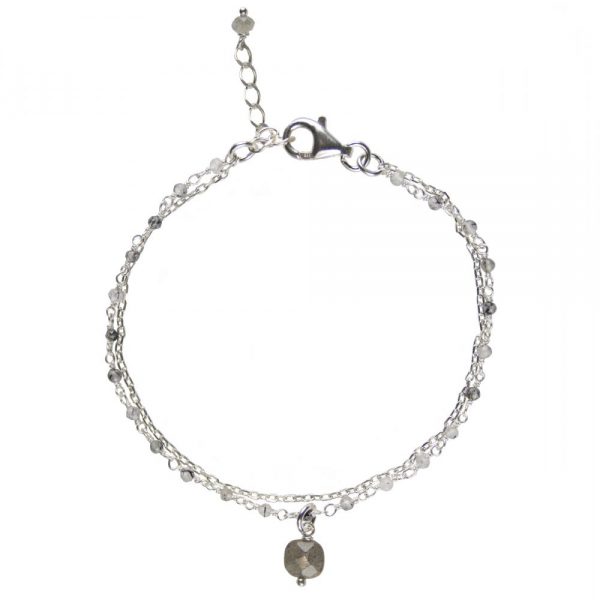 Bracelet Nell Labradorite argent, bracelet, bracelet argent, bracelet pierre, bijoux argent, bijoux haute fantaisie